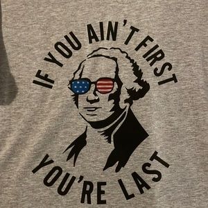 Like new July 4th women tee shirt size large